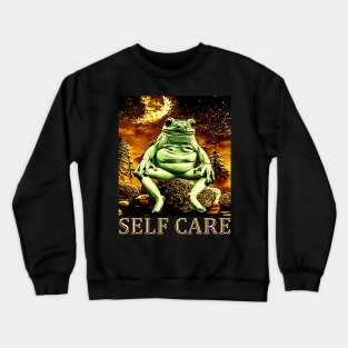 Self Care Frog Crewneck Sweatshirt